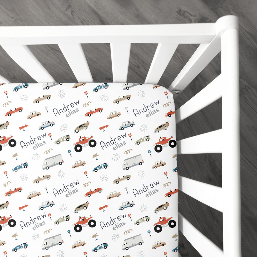 Personalized Crib Sheet | Speedway
