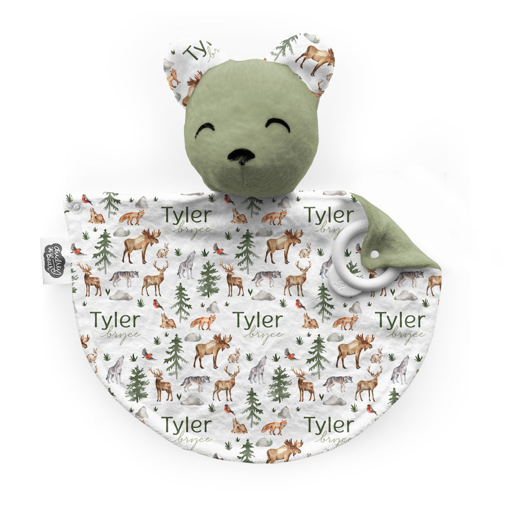 Personalized Bear Lovey | Into the Wild