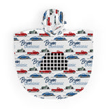 Personalized  Hooded Poncho Towel | Car Show
