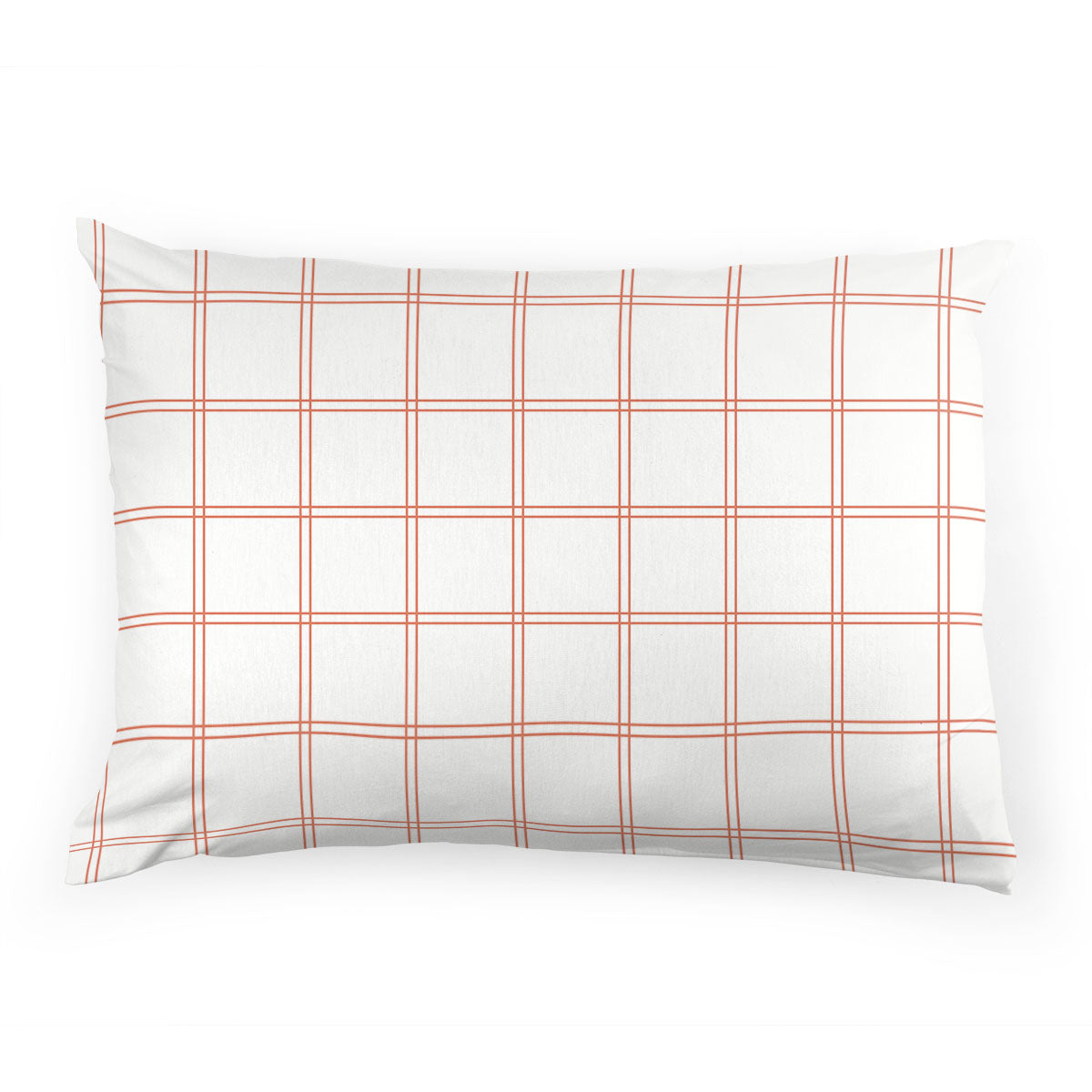 Pillow Case | Dusty Pink Modern Plaid