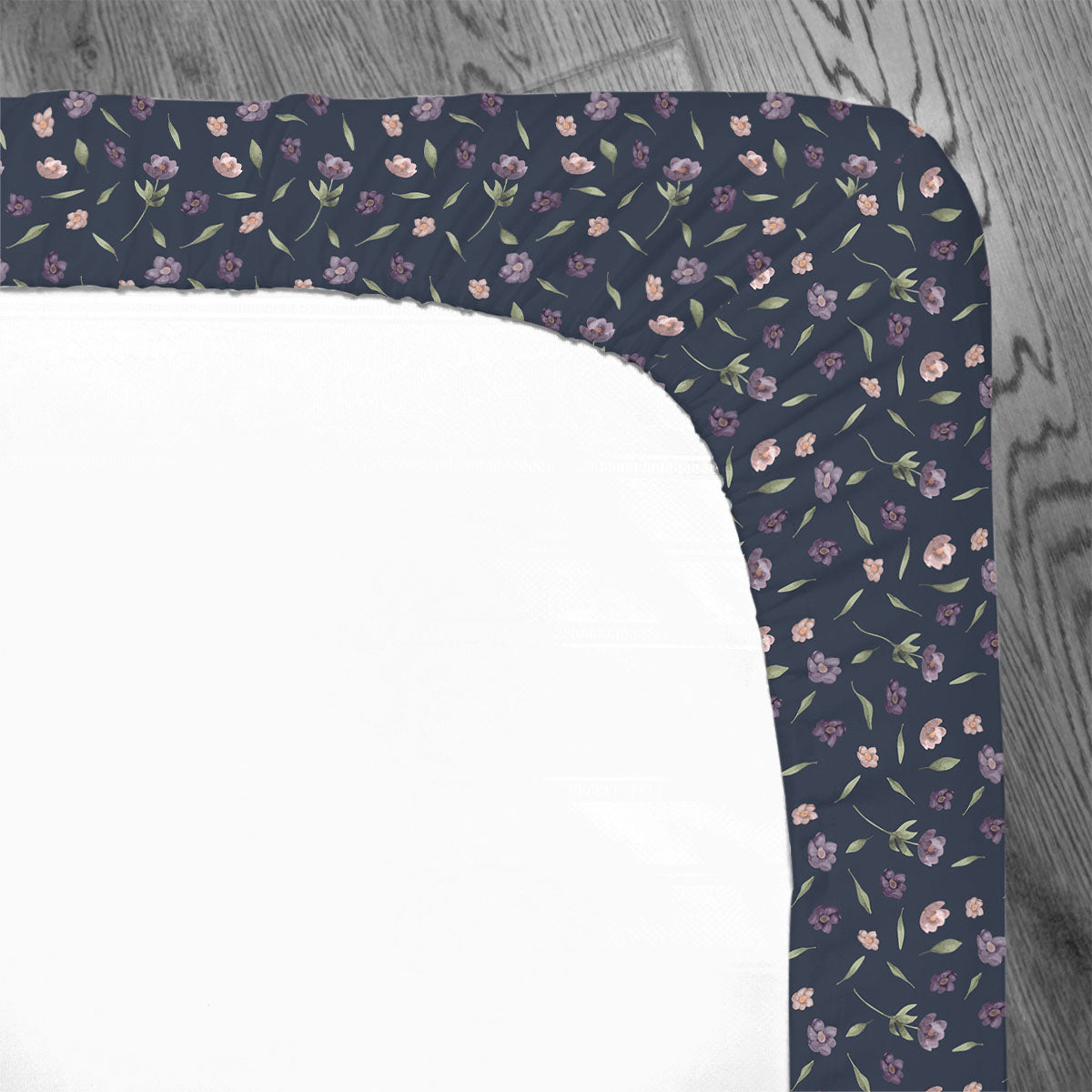 Crib Sheet | Winter Floral
