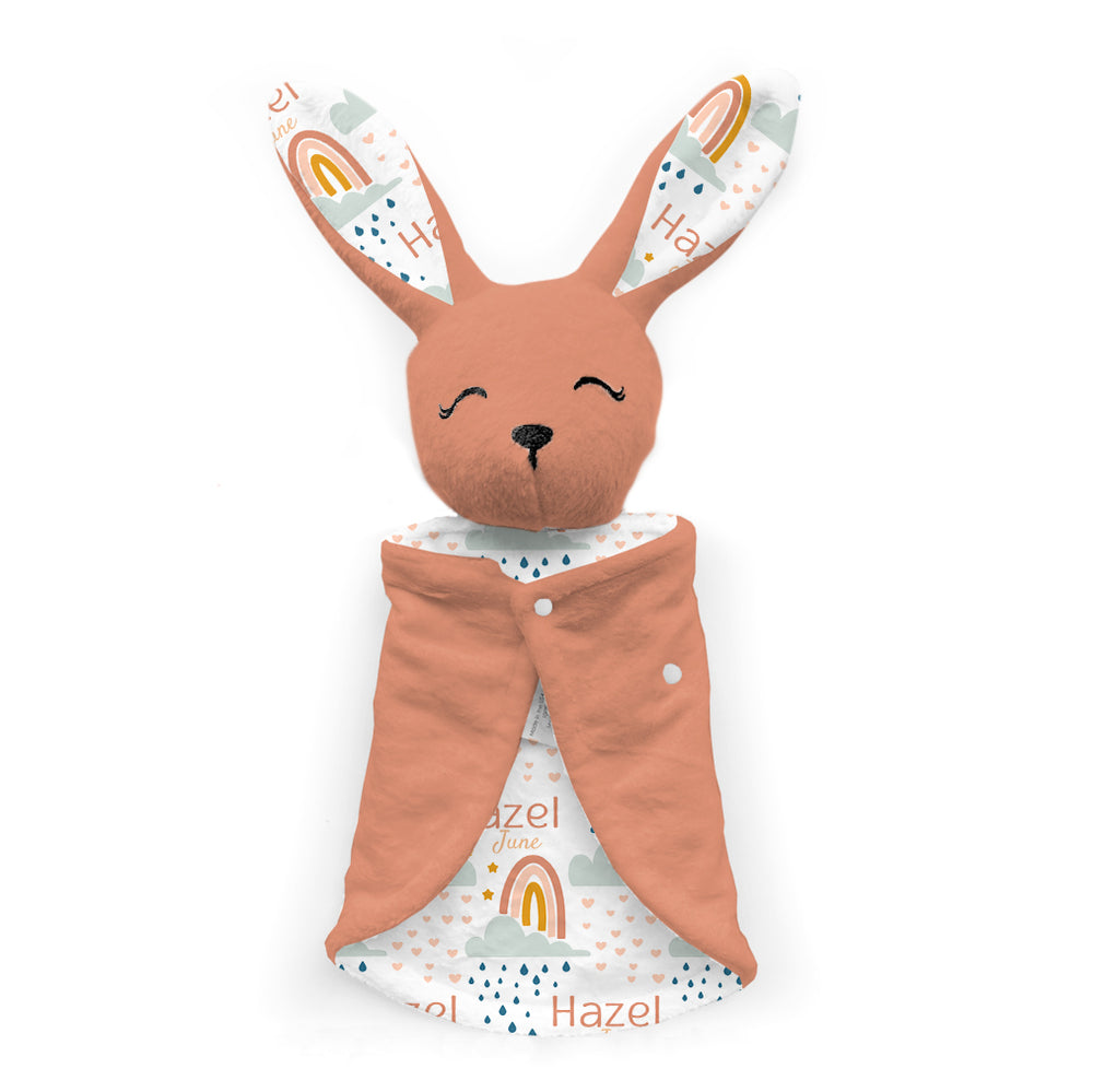 Personalized Bunny Lovey | Rainbow Wishes