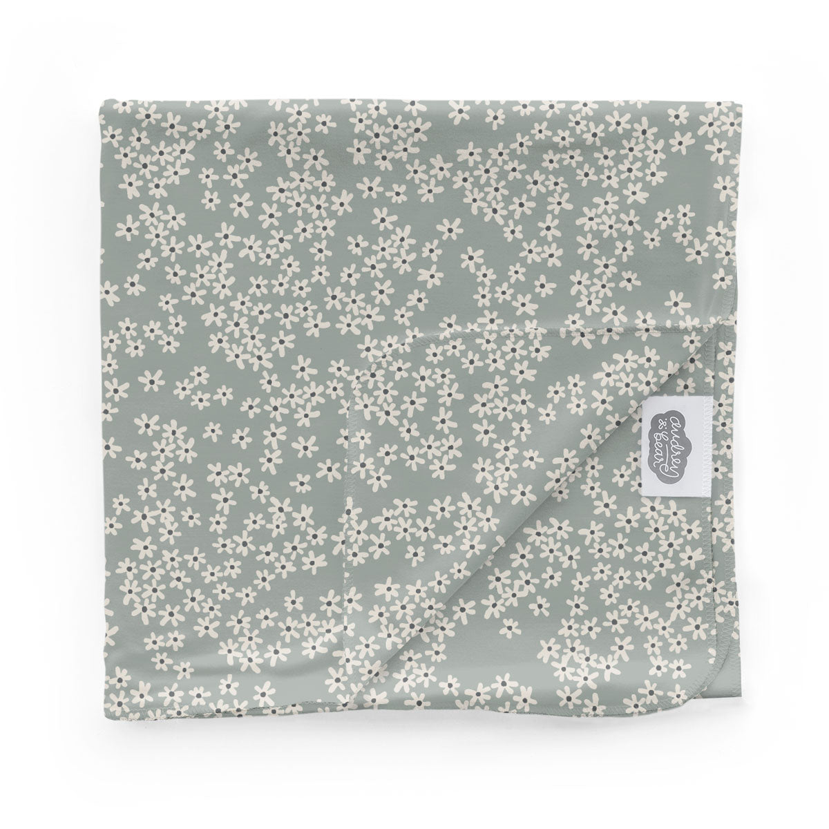 Swaddle Blanket | Petite Bleu Fleur