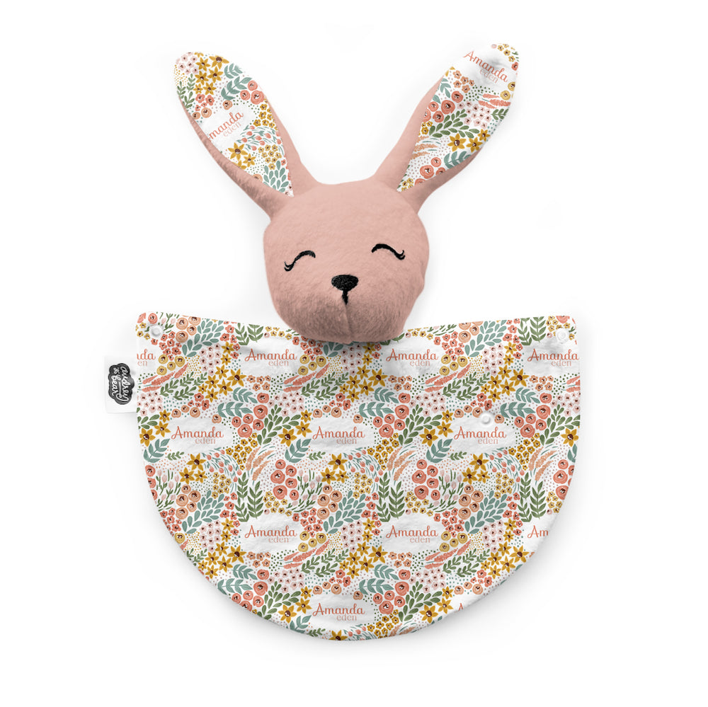 Personalized Bunny Lovey | Whimsy Floral