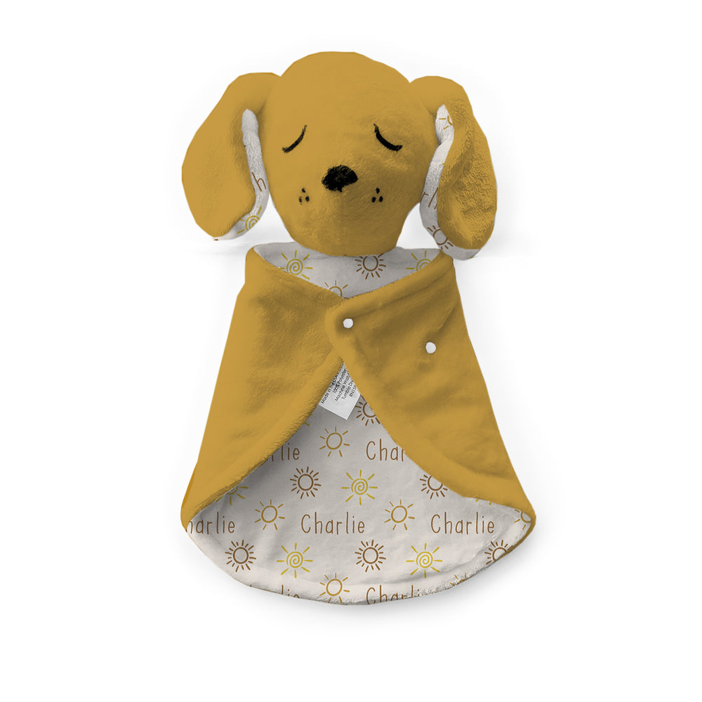 Personalized Puppy Lovey | Rustic Sunshine