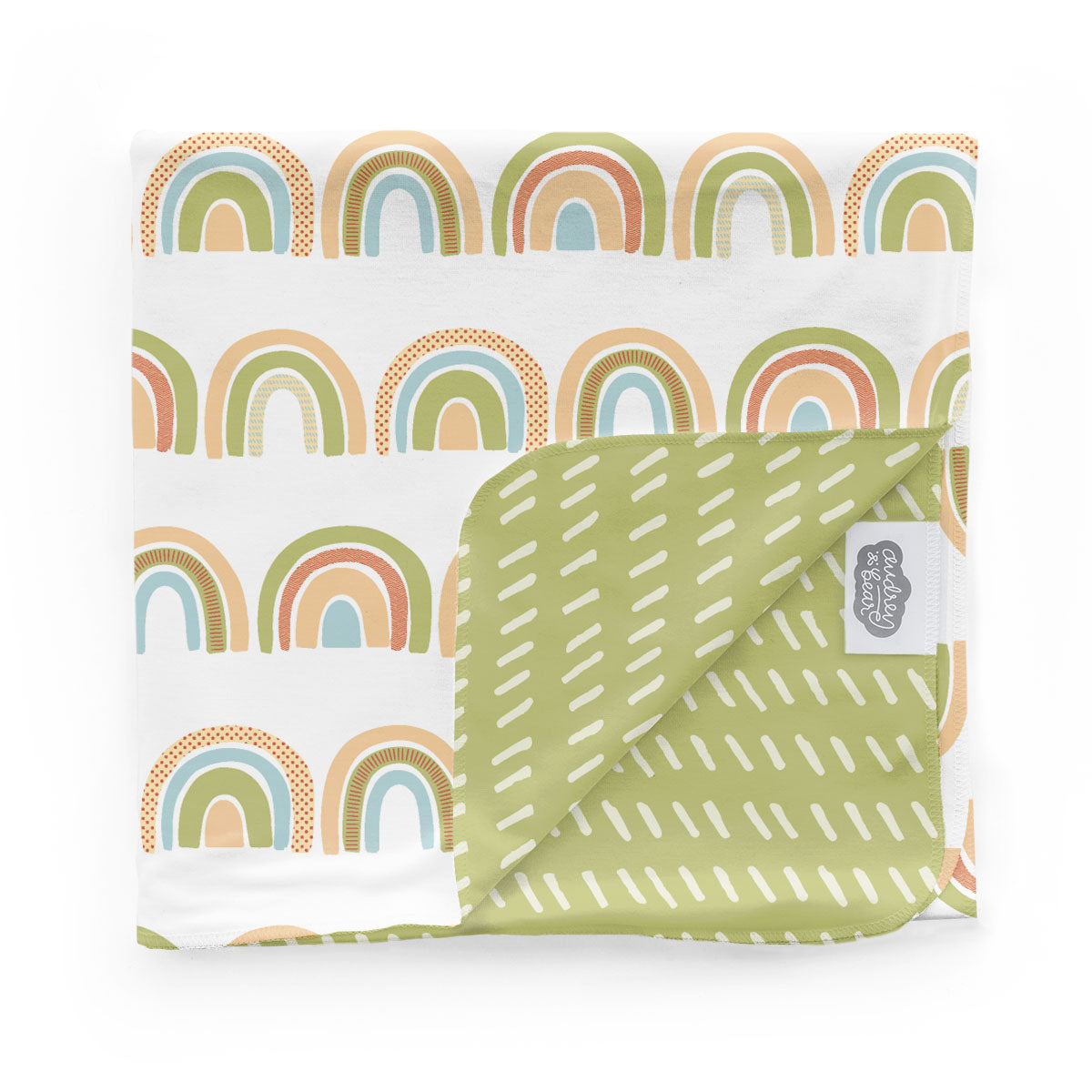 Swaddle Blanket | Brilliant Rainbow