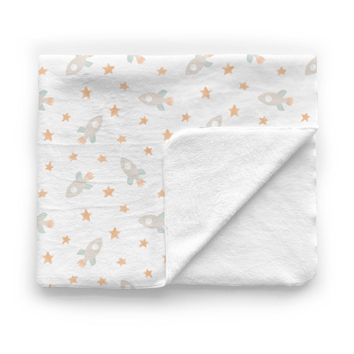Baby Minky Blanket | Bright Rockets