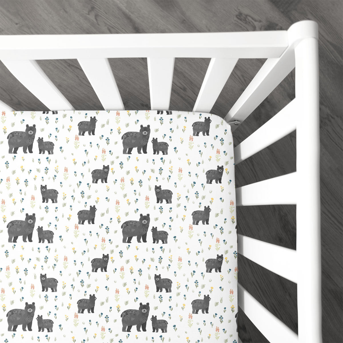 Crib Sheet | Baby Bear Meadow