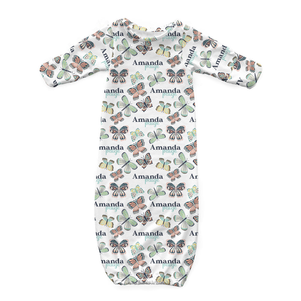 Personalized Newborn Gowns | Flutters