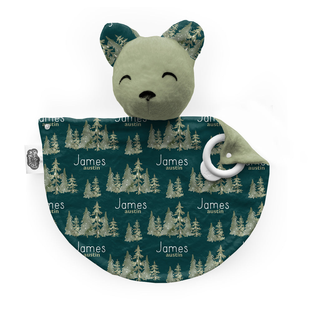 Personalized Bear Lovey | Ancient Woodland