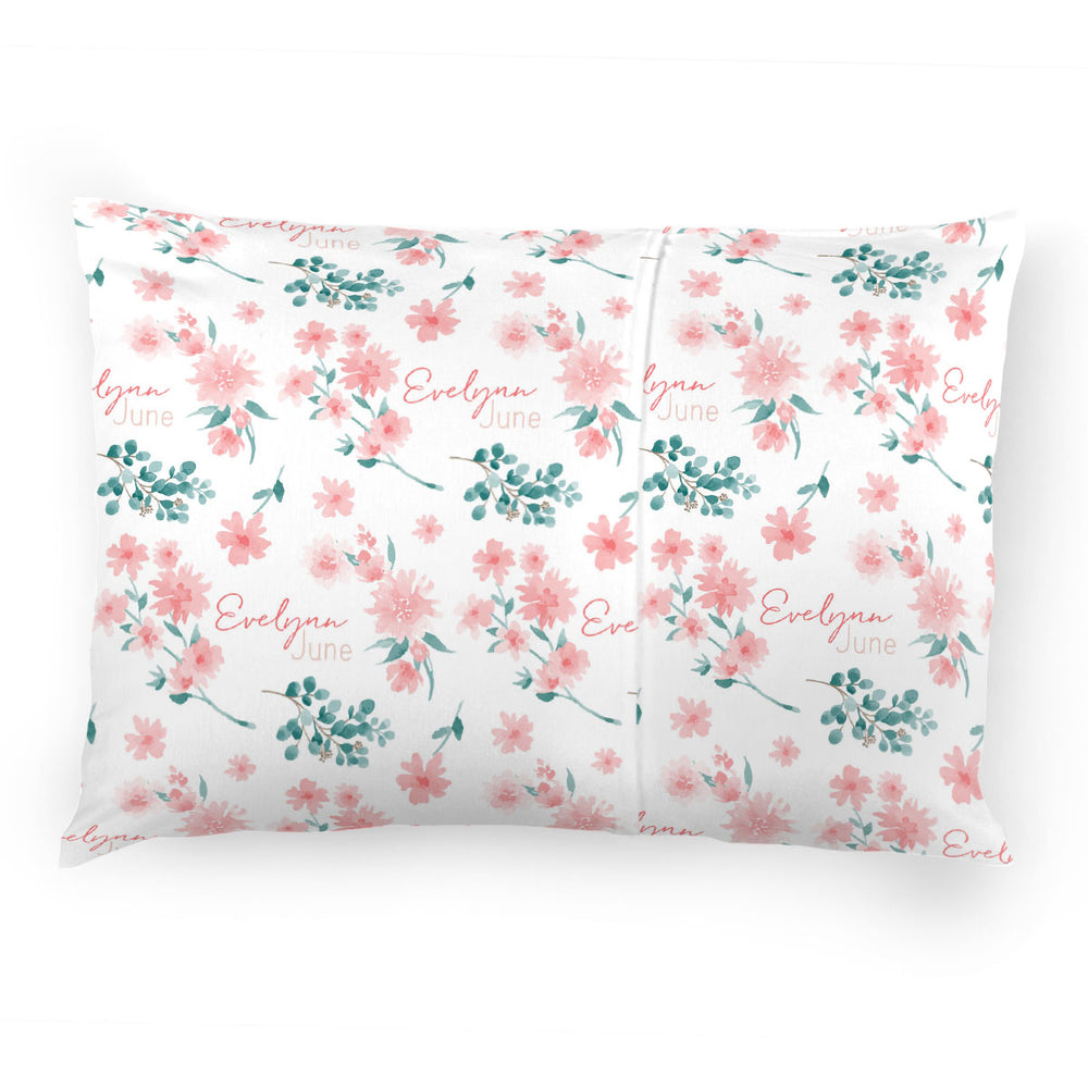 Personalized  Pillow Case | Beautiful Blossoms