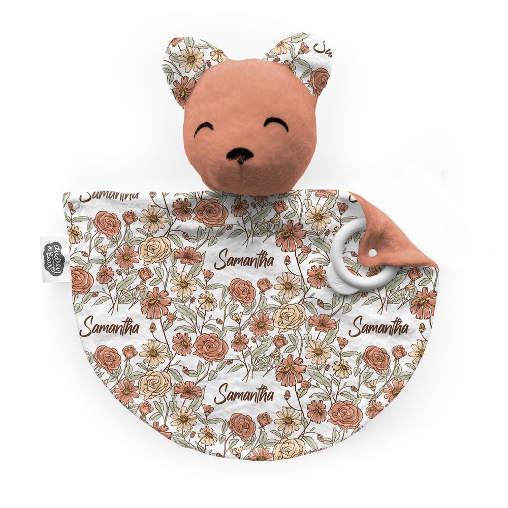 Personalized Bear Lovey | Secret Garden