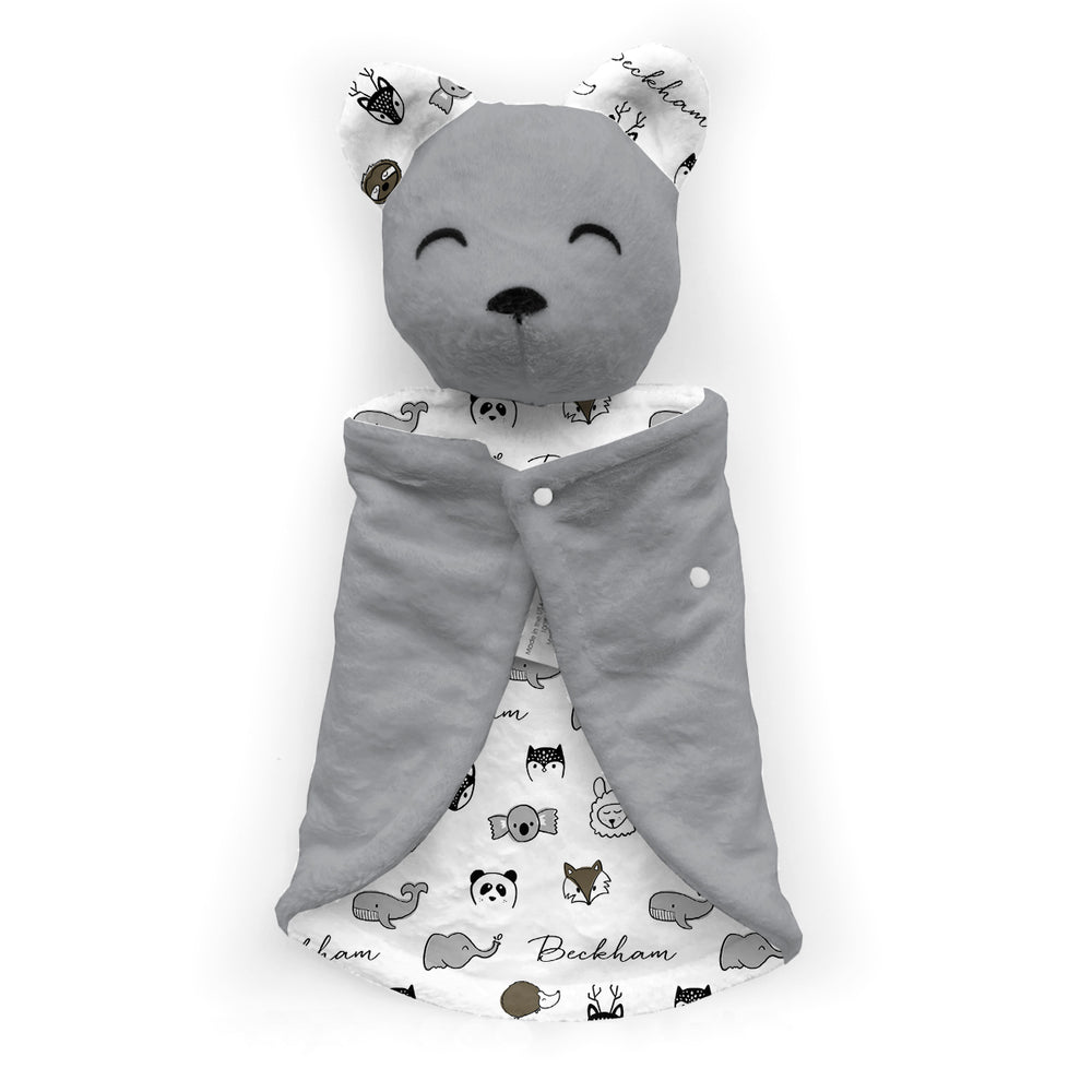 Personalized Bear Lovey | Cuddly Critters