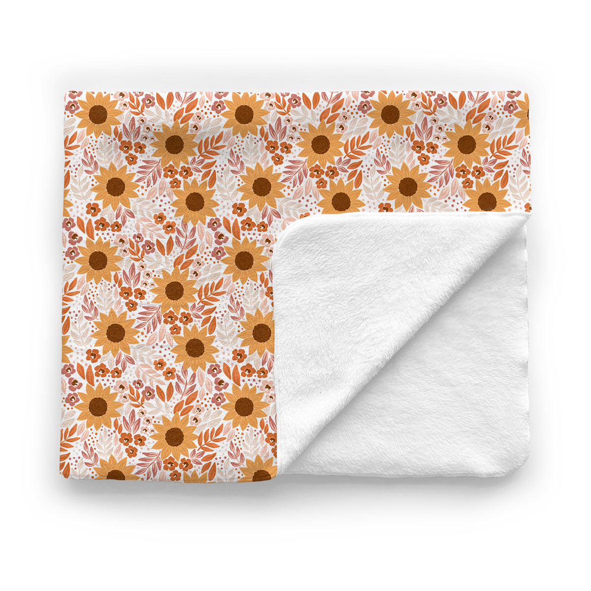 Kids Minky Blanket | Summer Sunflower