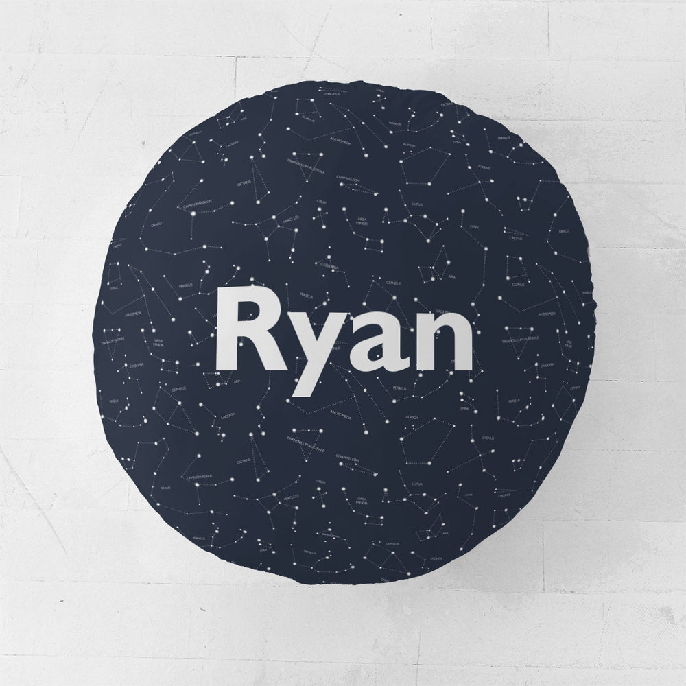 Personalized Floor Pillow | Captivating Constellations