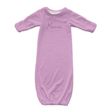 Personalized Newborn Gown | Purples