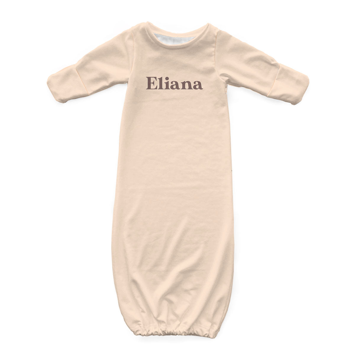 Personalized Newborn Gown | Sunset Colors