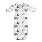 Personalized Newborn Gown | Baby Bear Meadow