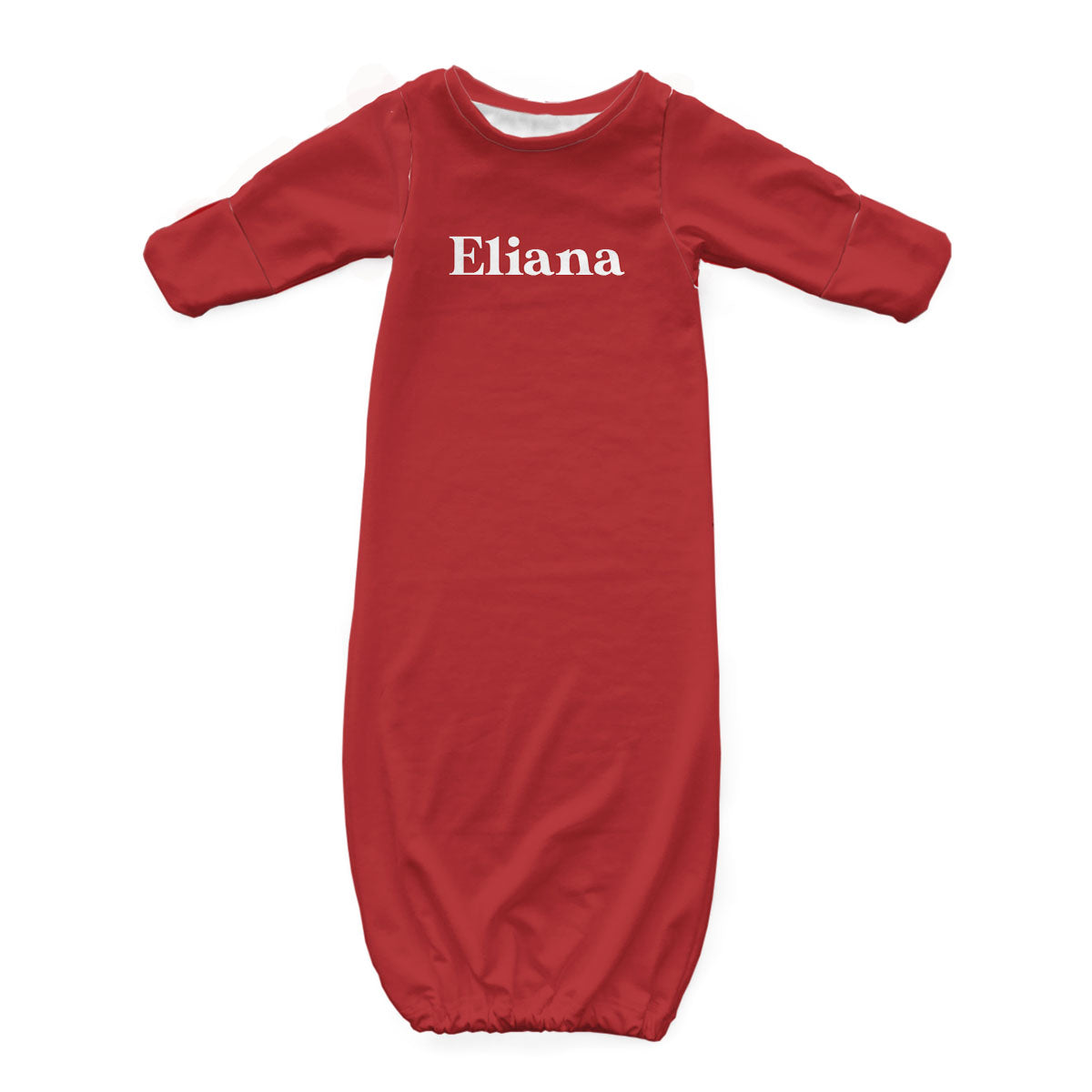 Personalized Newborn Gown | Sunset Colors