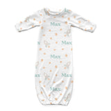 Personalized Newborn Gown | Bright Rockets