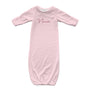 Personalized Newborn Gown | Pinks