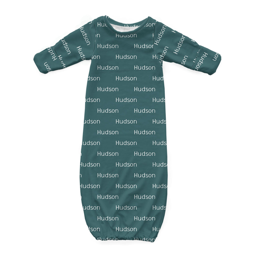 Personalized Newborn Gowns | Farmhouse Crisscross