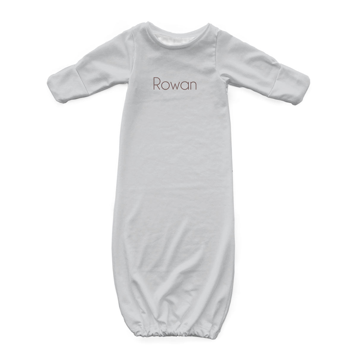 Personalized Newborn Gown | Neutrals
