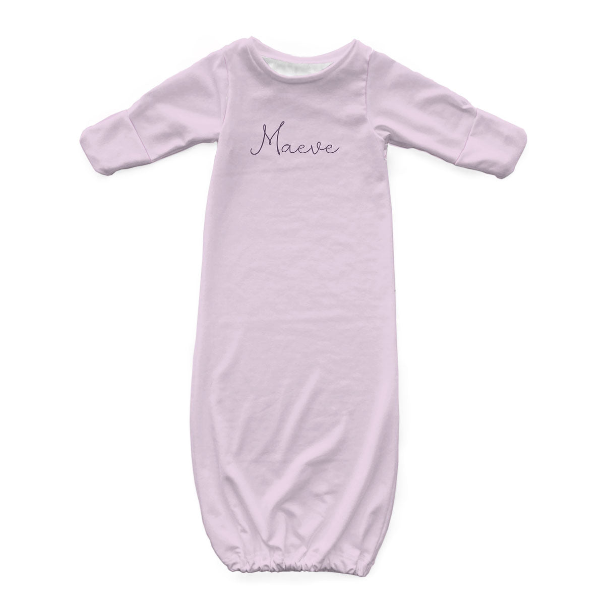 Personalized Newborn Gown | Purples