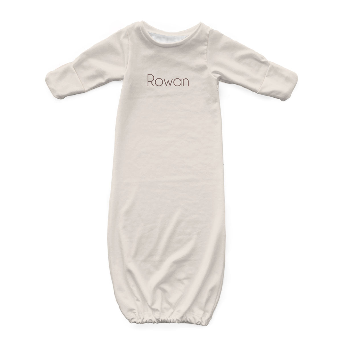 Personalized Newborn Gown | Neutrals