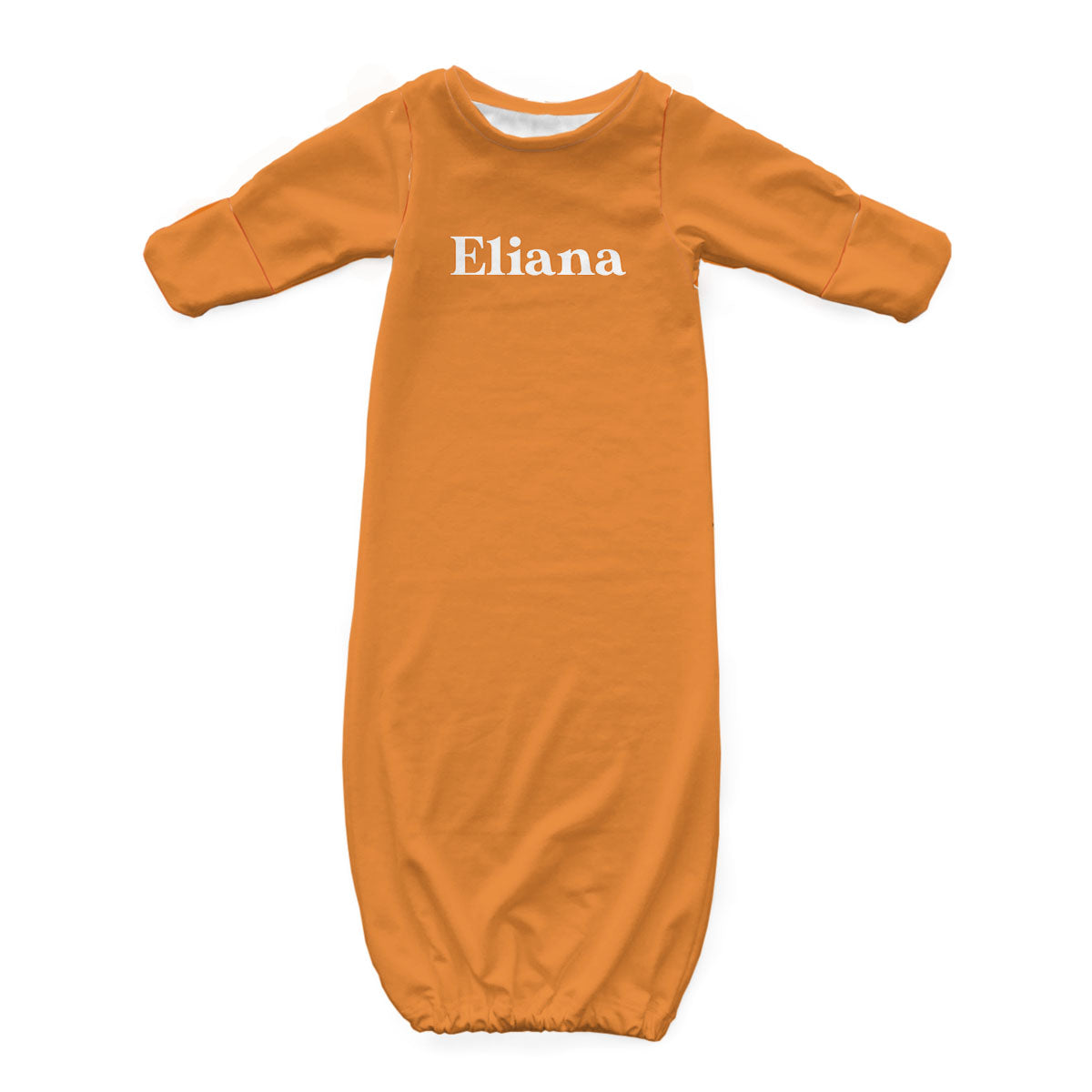 Personalized Newborn Gown | Sunset Colors