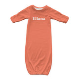 Personalized Newborn Gown | Sunset Colors