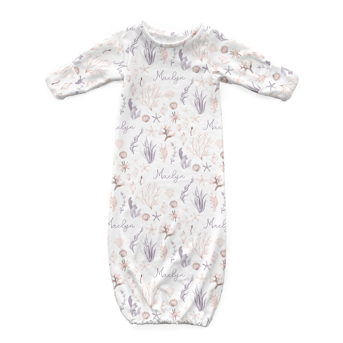 Personalized Newborn Gown | Seaside Treasures
