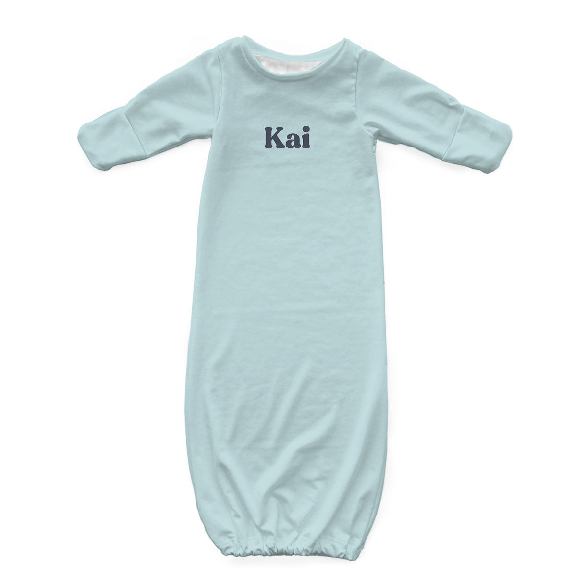 Personalized Newborn Gown | Blues