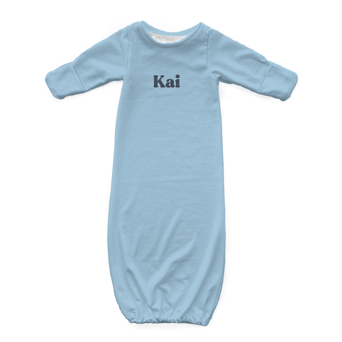 Personalized Newborn Gown | Blues