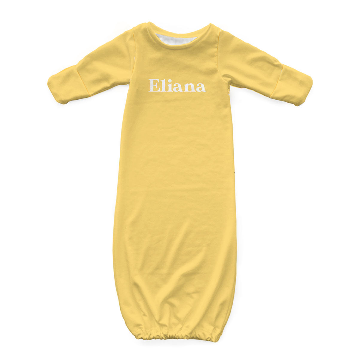 Personalized Newborn Gown | Sunset Colors