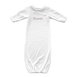 Personalized Newborn Gown | Neutrals