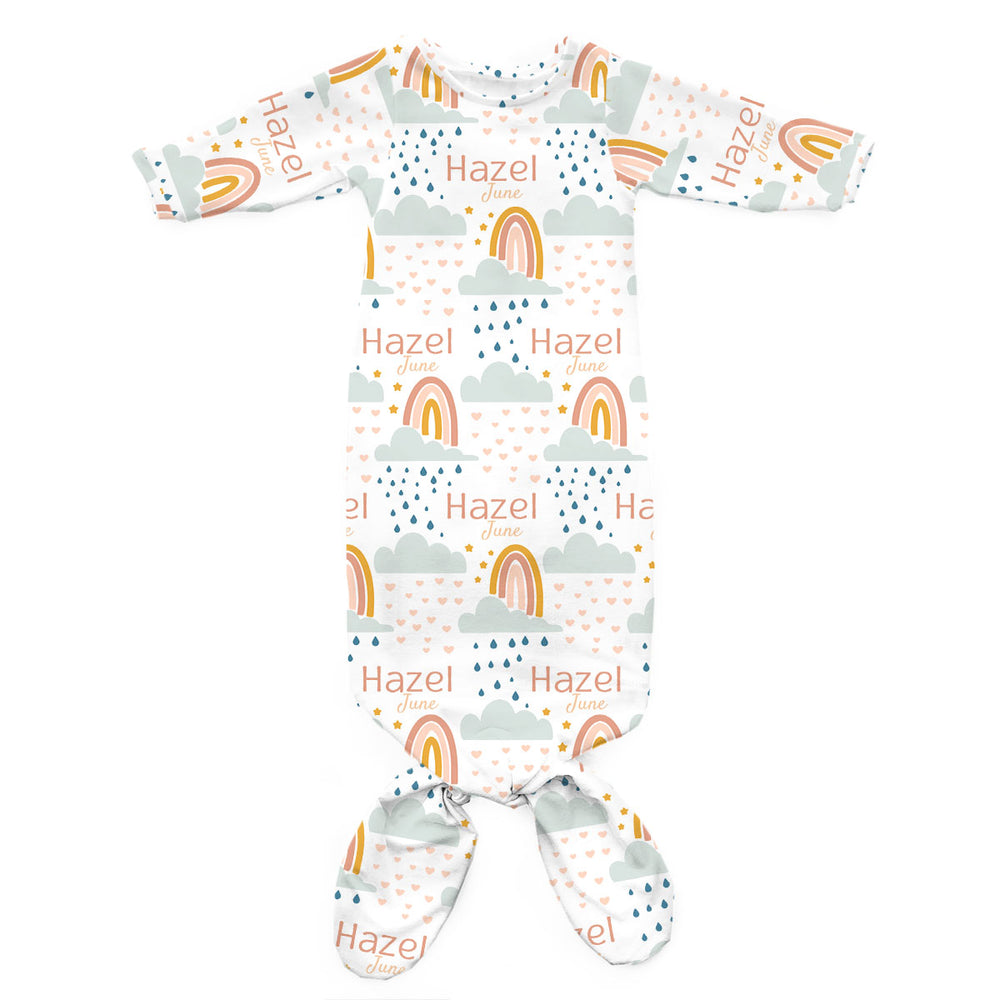 Personalized Newborn Gowns | Rainbow Wishes