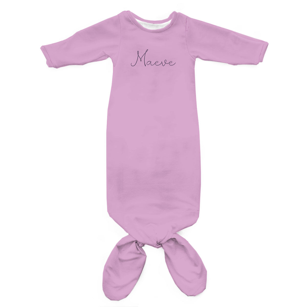 Personalized Newborn Gown | Purples