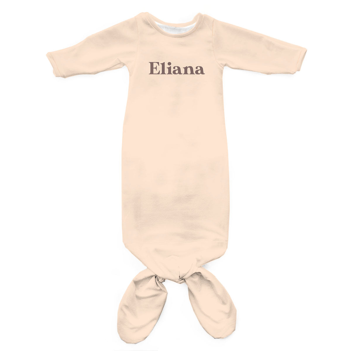 Personalized Newborn Gown | Sunset Colors