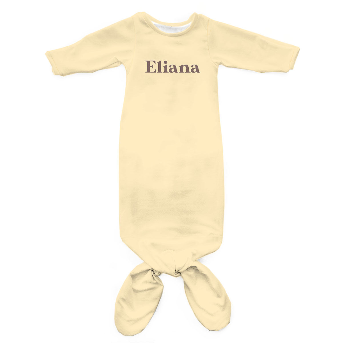 Personalized Newborn Gown | Sunset Colors