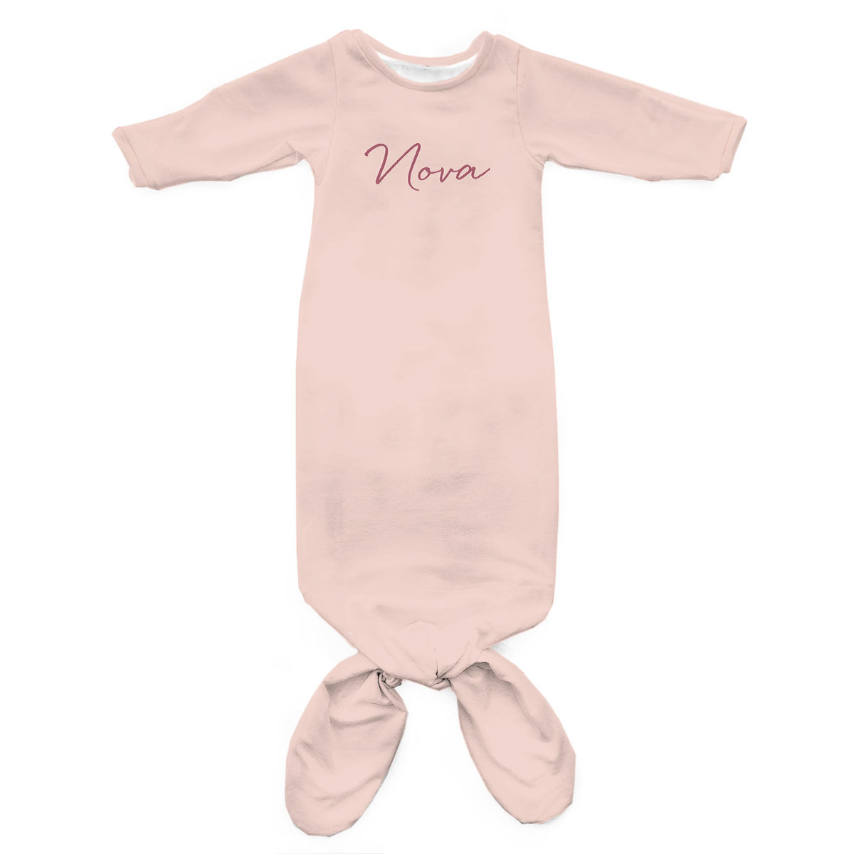 Personalized Newborn Gown | Pinks