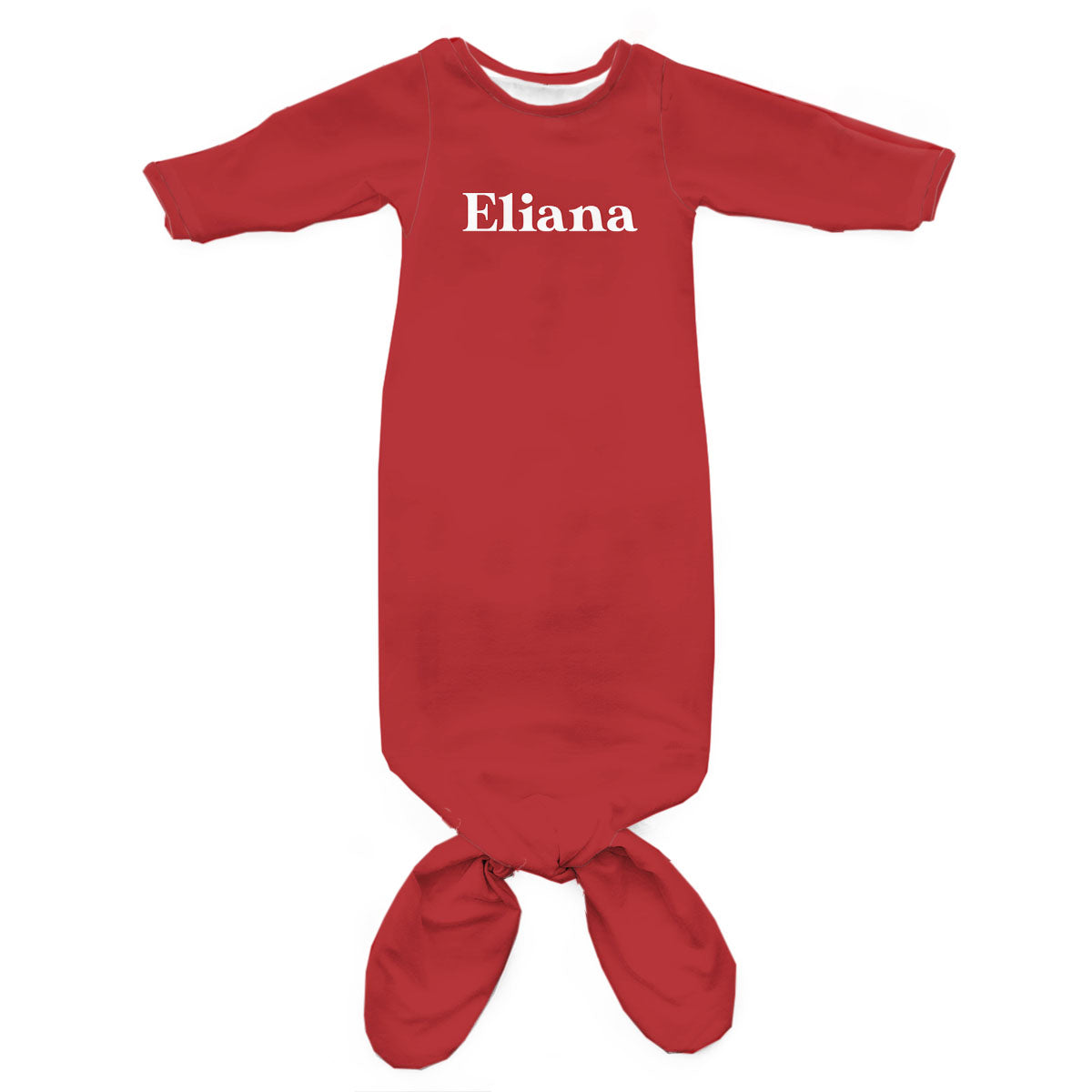 Personalized Newborn Gown | Sunset Colors
