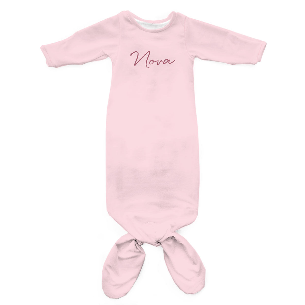 Personalized Newborn Gown | Pinks