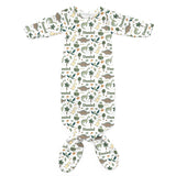Personalized Newborn Gown | Dancing Dinos