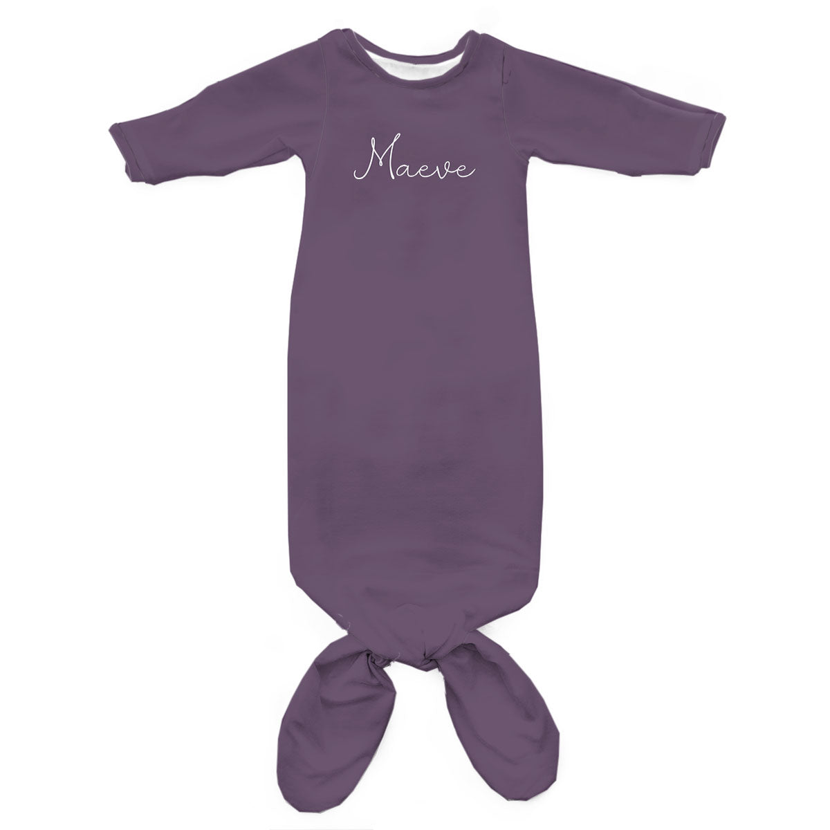 Personalized Newborn Gown | Purples