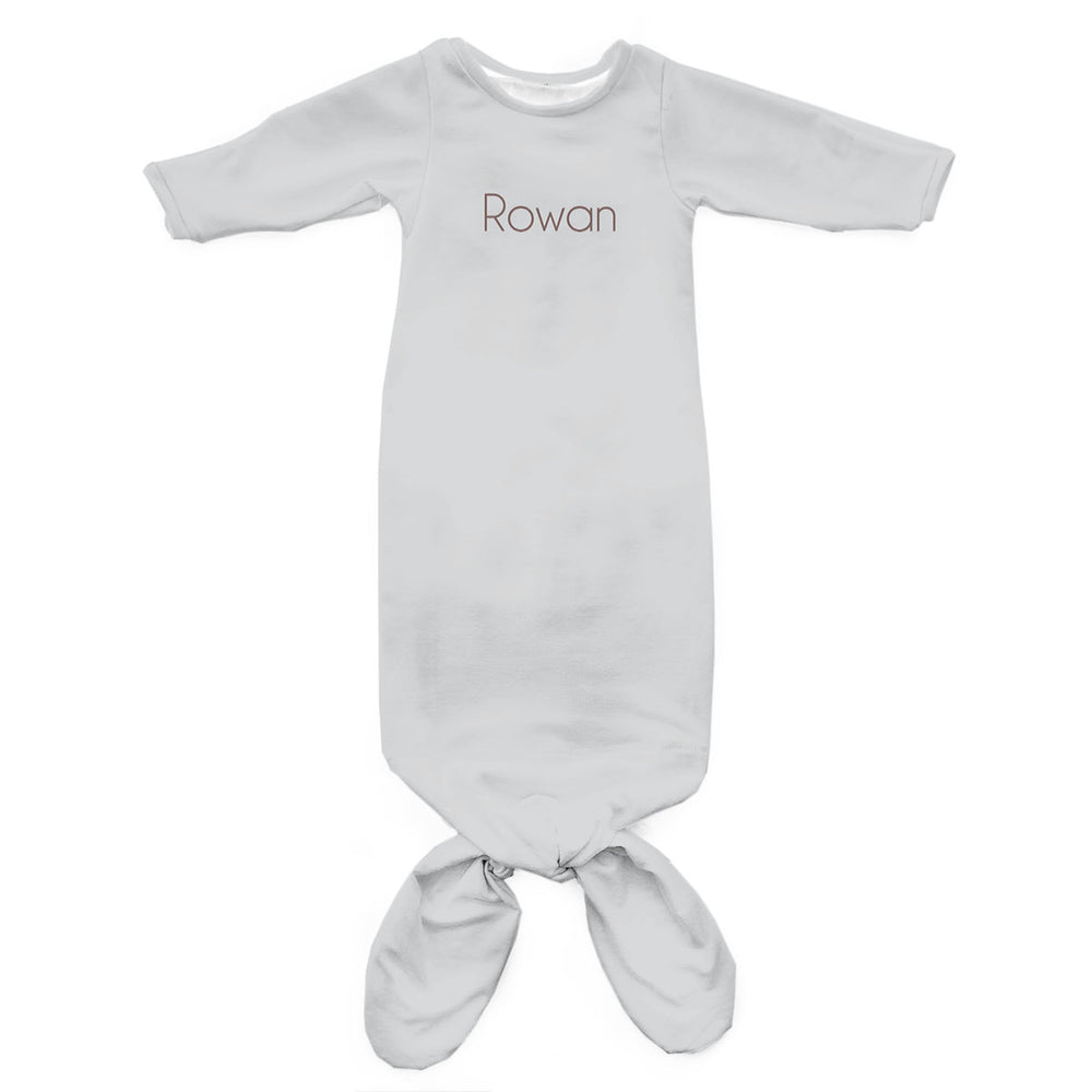 Personalized Newborn Gown | Neutrals