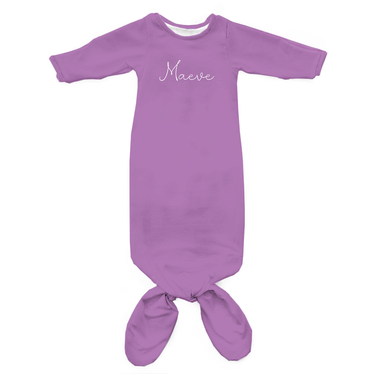 Personalized Newborn Gown | Purples