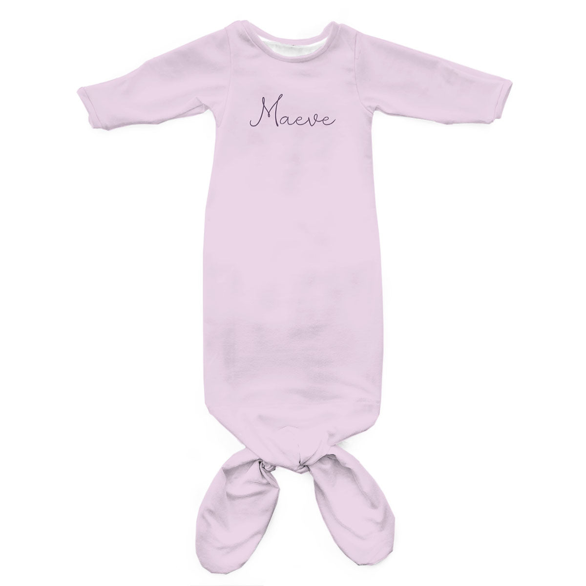 Personalized Newborn Gown | Purples