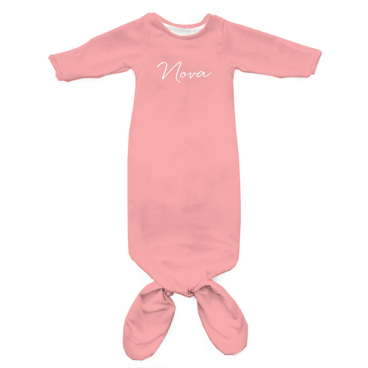 Personalized Newborn Gown | Pinks