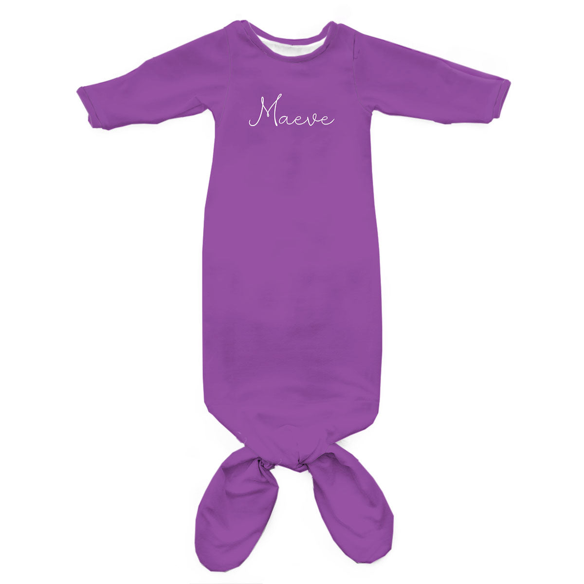 Personalized Newborn Gown | Purples